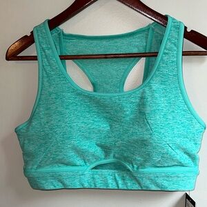 New with tags Peloton Drive & Recover turquoise sports bra XL super soft!